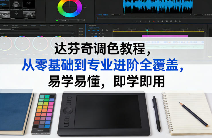 达芬奇调色教程，从零基础到专业进阶全覆盖，易学易懂，即学即用-千寻创业网