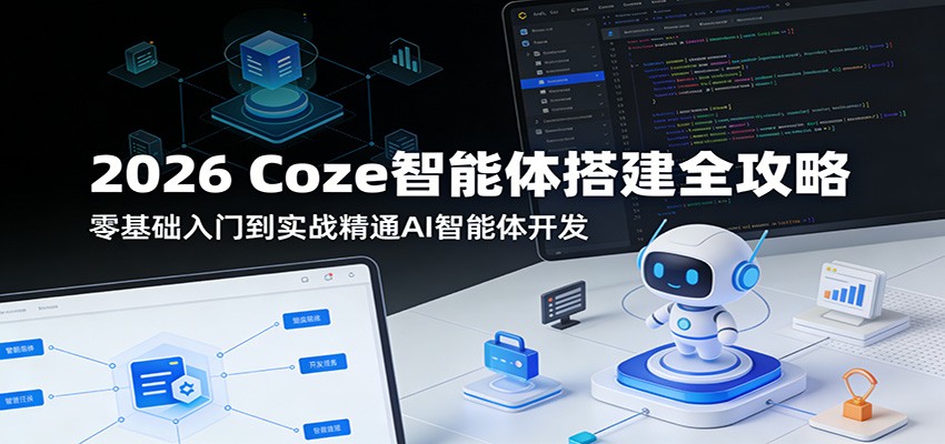 2026 Coze智能体搭建全攻略：零基础入门到实战精通AI智能体开发-千寻创业网