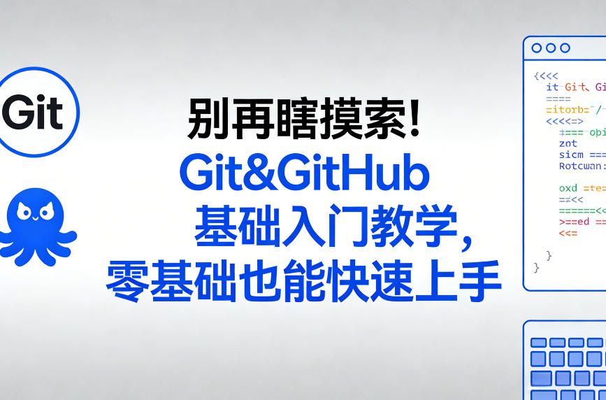 别再瞎摸索！Git&GitHub基础入门教学，零基础也能快速上手-千寻创业网
