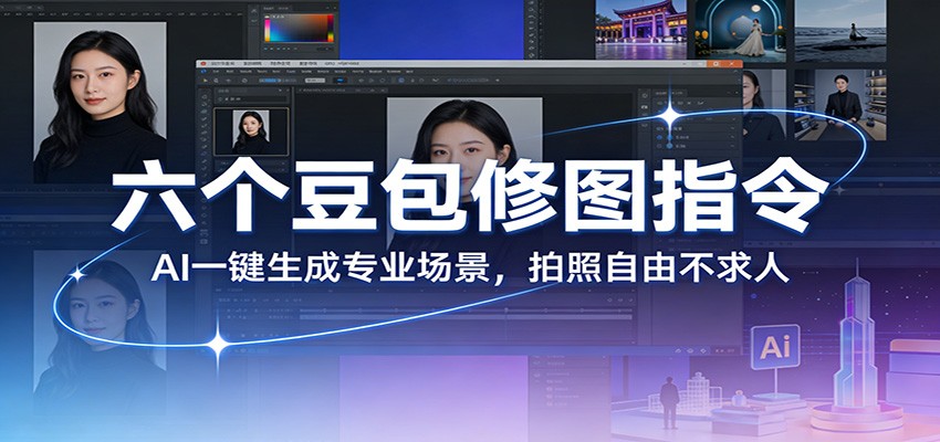 六个豆包修图指令:AI 一键生成专业场景,拍照自由不求人-千寻创业网