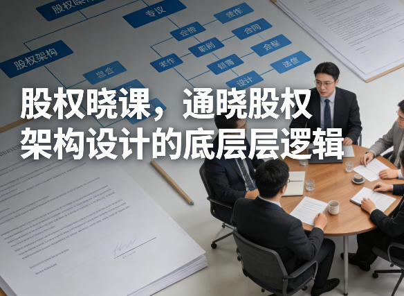 股权晓课,通晓股权架构设计的底层逻辑-千寻创业网