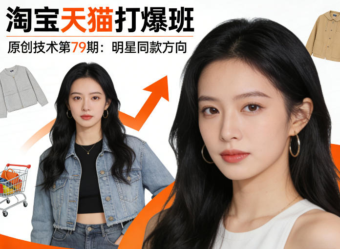 《淘宝天猫打爆班》原创技术第79期:明星同款方向-千寻创业网