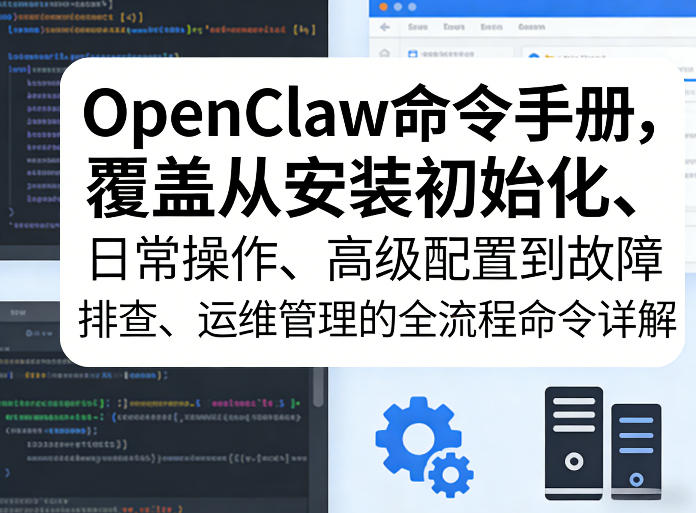 OpenClaw命令手册,覆盖从安装初始化、日常操作、高级配置到故障排查、运维管理的全流程命令详解-千寻创业网