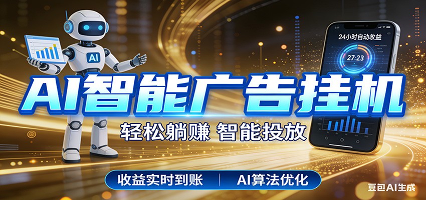 智能广告挂机新时代，利用碎片化时间实现稳定被动收益，AI帮你持续盈利-千寻创业网