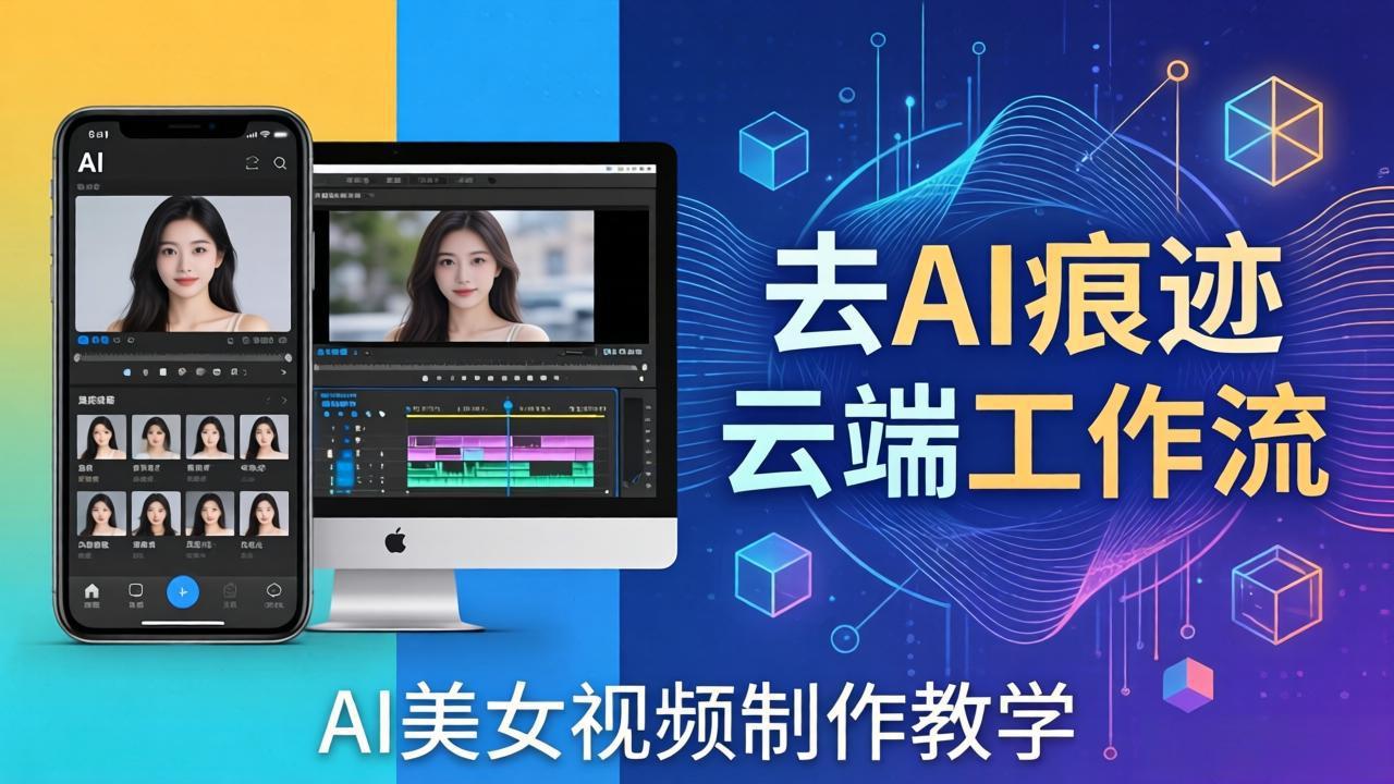 （17928期）AI美女视频制作教学：去AI痕迹，云端工作流出图，手机电脑均可，不需要配置-千寻创业网