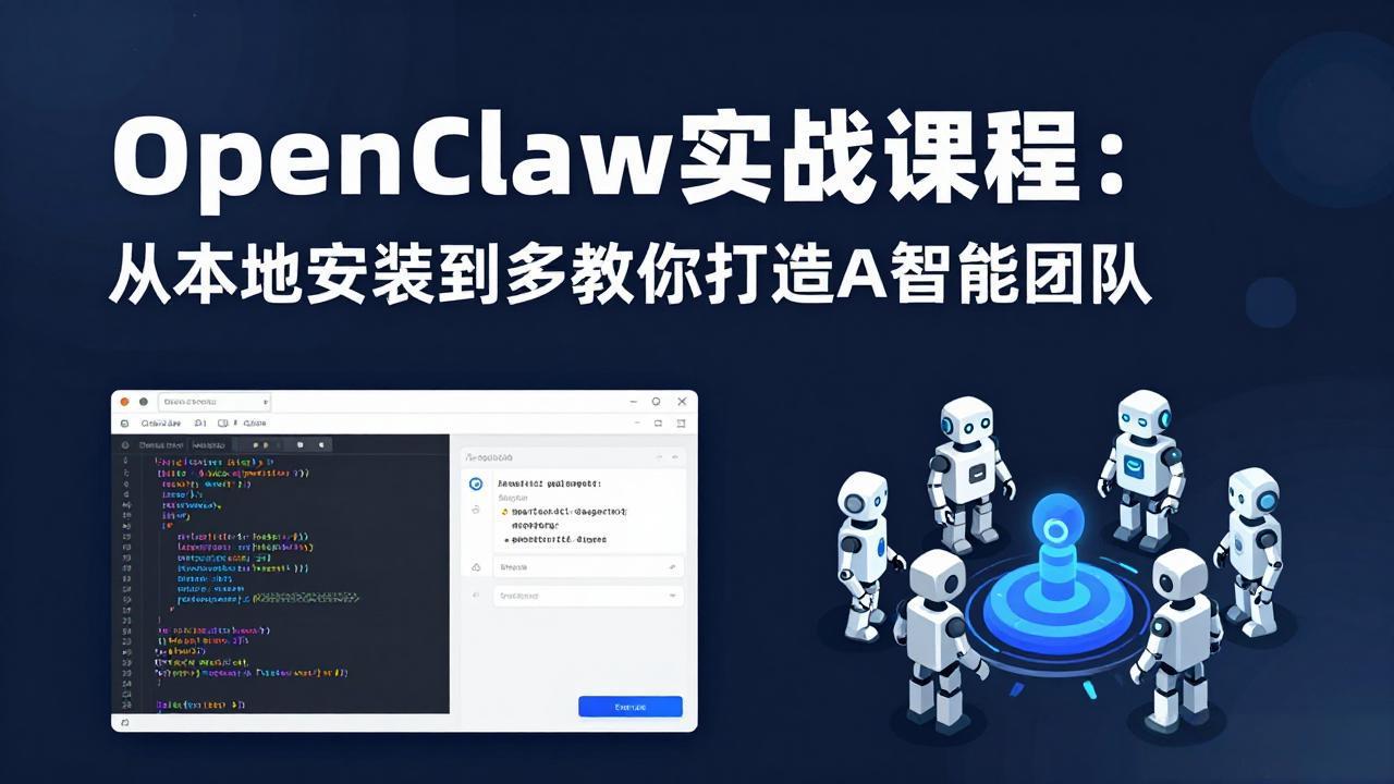 （17883期）OpenClaw实战课程：从本地安装到多Agent协同，手把手教你打造AI智能团队-千寻创业网