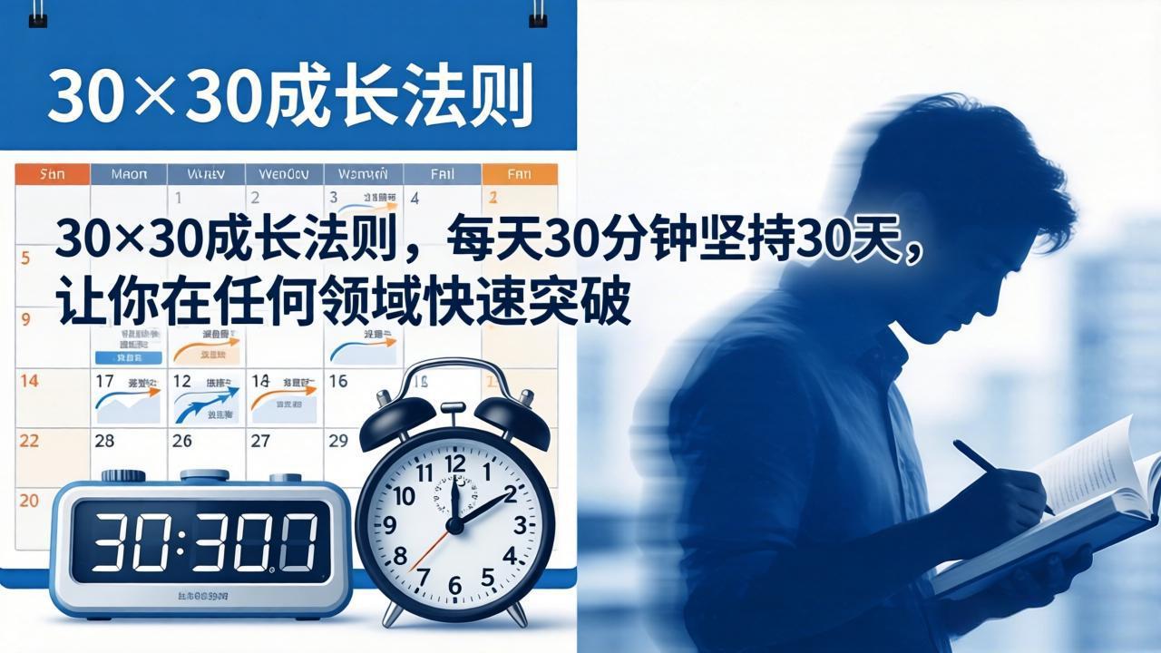（18057期）付费文章：30×30成长法则，每天30分钟坚持30天，让你在任何领域快速突破-千寻创业网