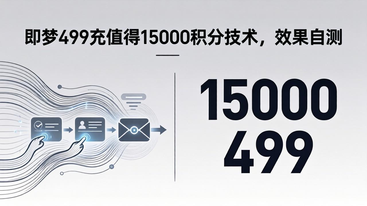（18093期）即梦499充值得15000积分技术，效果自测-千寻创业网