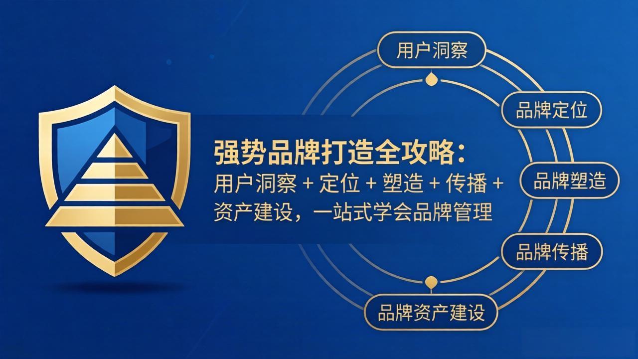 （17889期）强势品牌打造全攻略：用户洞察 + 定位 + 塑造 + 传播 + 资产建设，一站式学会品牌管理-千寻创业网