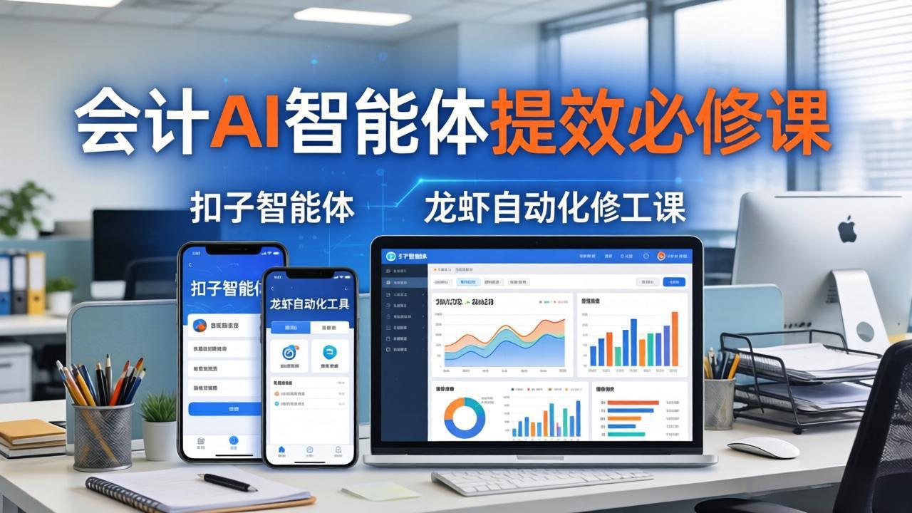 （18151期）财务会计AI智能体提效必修课：扣子智能体+龙虾自动化+报表分析，一站式提升财务工作效率-千寻创业网