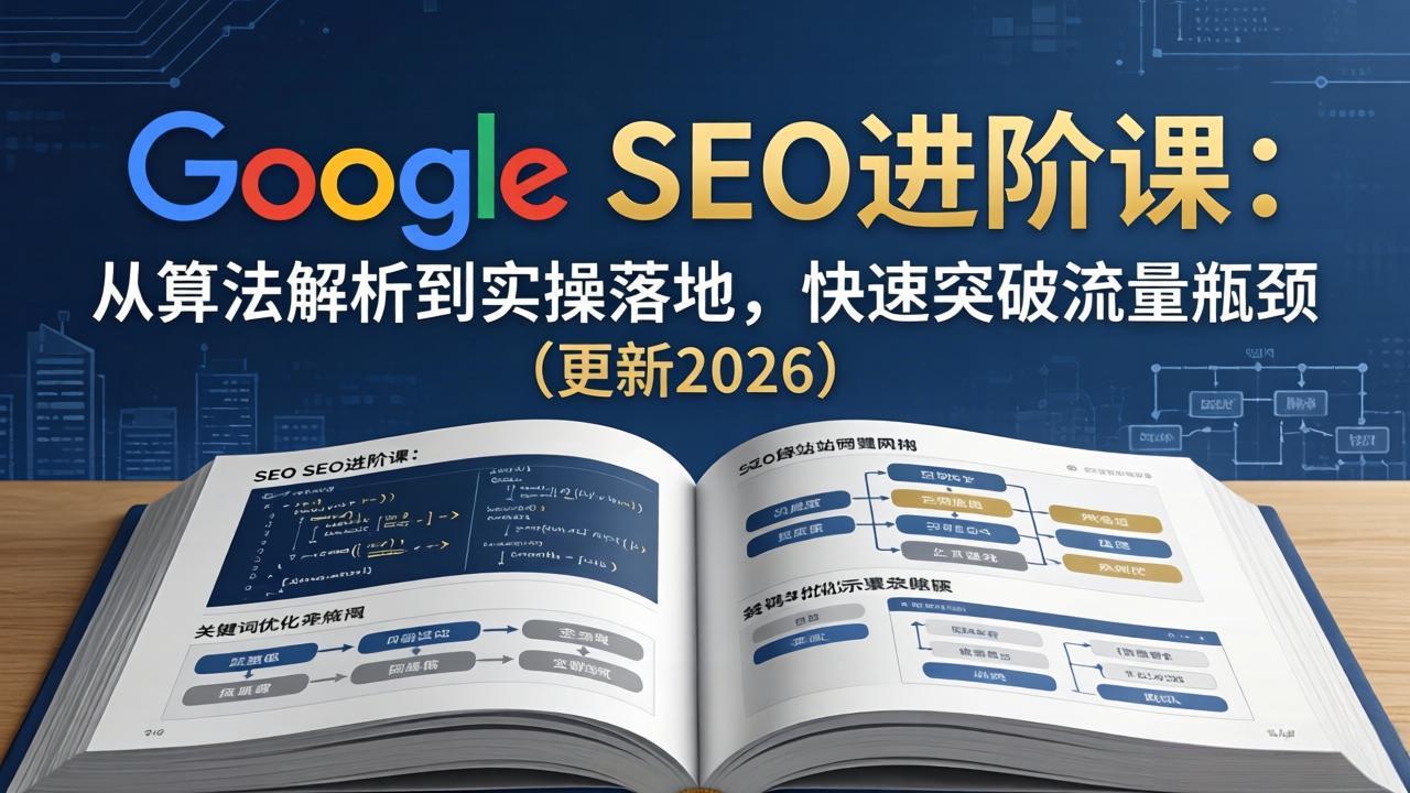 （18048期）Google SEO进阶课：从算法解析到实操落地，快速突破流量瓶颈（更新2026）-千寻创业网