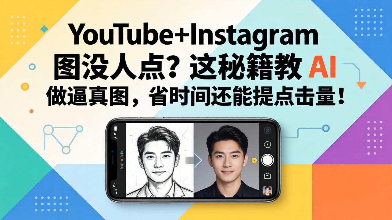 （17911期）YouTube+Instagram 图没人点？这秘籍教 AI 做逼真图，省时间还能提点击量-千寻创业网