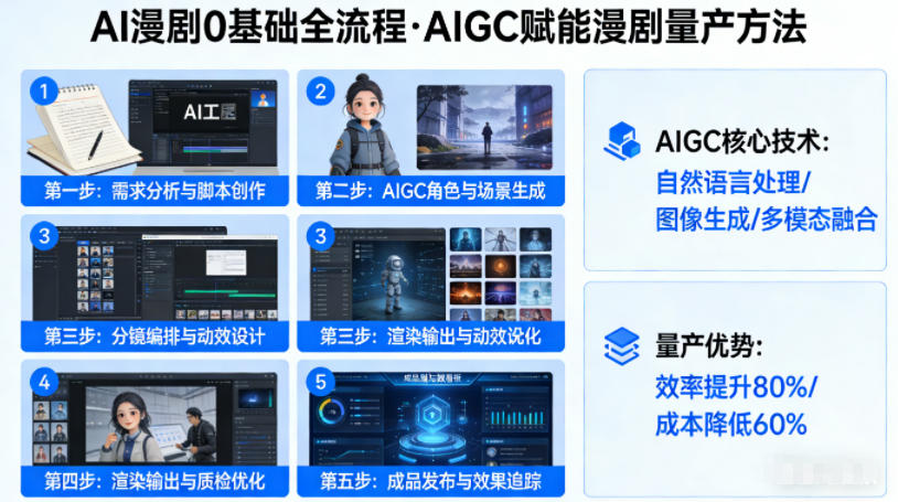 AI漫剧0基础全流程，快速掌握AIGC赋能的漫剧量产方法-千寻创业网
