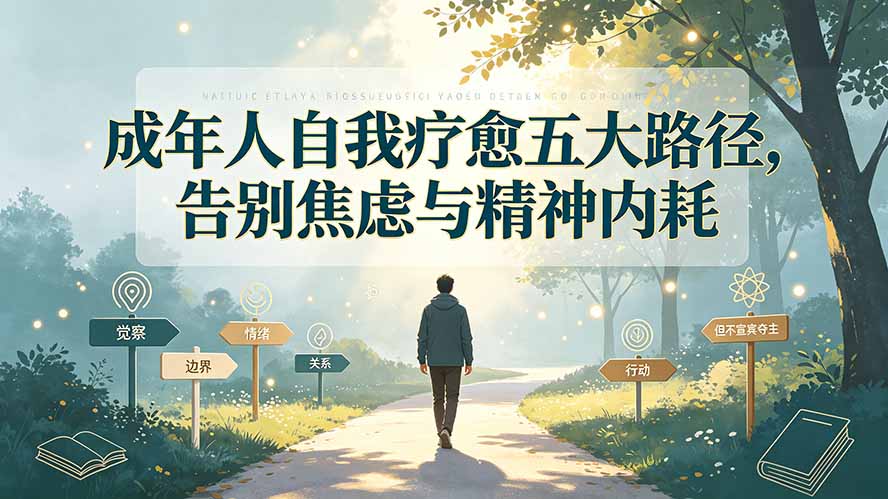 （19516期）付费文章：成年人自我疗愈五大路径，告别焦虑与精神内耗-千寻创业网