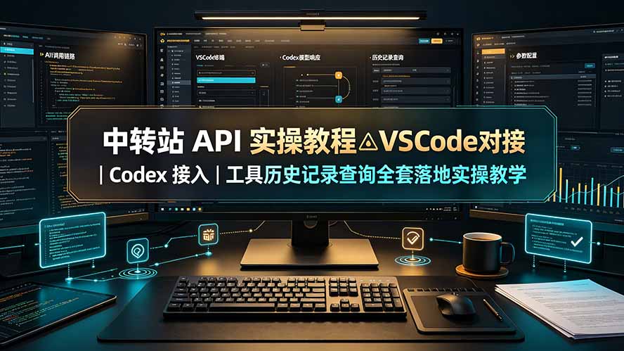 （19520期）中转站 API 实操教程△VSCode 对接｜Codex 接入｜工具历史记录查询全套落地实操教学-千寻创业网