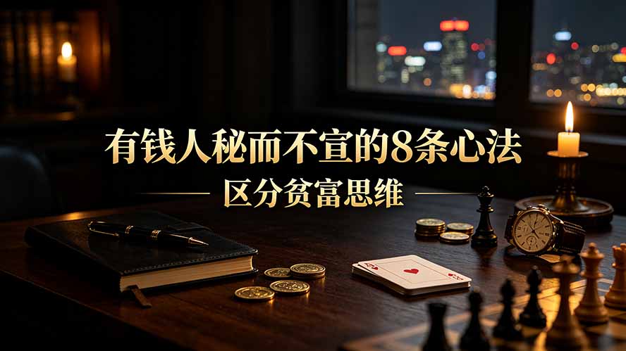 (19413期)付费文章:有钱人秘而不宣的8条心法|区分贫富思维-千寻创业网