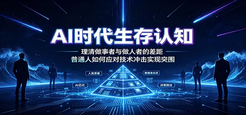 AI时代生存认知：理清做事者与做人者的差距，普通人如何应对技术冲击实现突围-千寻创业网