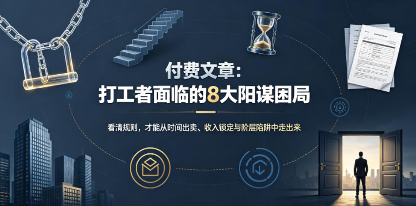 付费文章：打工者面临的8大阳谋困局-千寻创业网