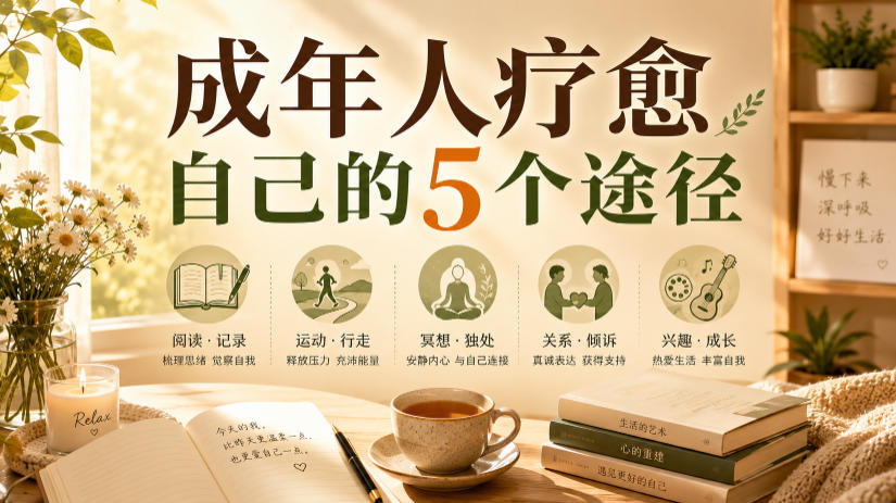 付费文章：成年人疗愈自己的5个途径-千寻创业网