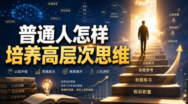 付费文章：普通人怎样培养高层次思维-千寻创业网