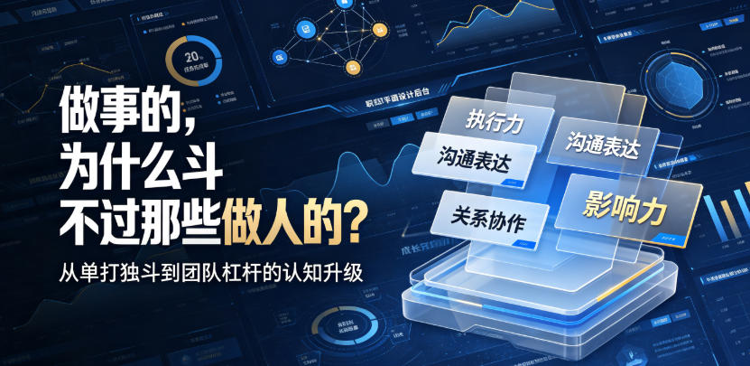 付费文章：做事的，为什么斗不过那些做人的？-千寻创业网