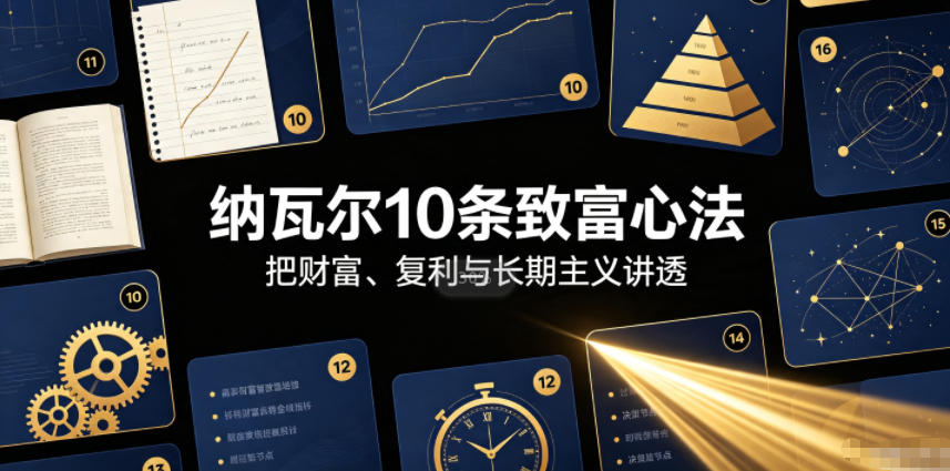 付费文章：纳瓦尔10条致富心法-千寻创业网