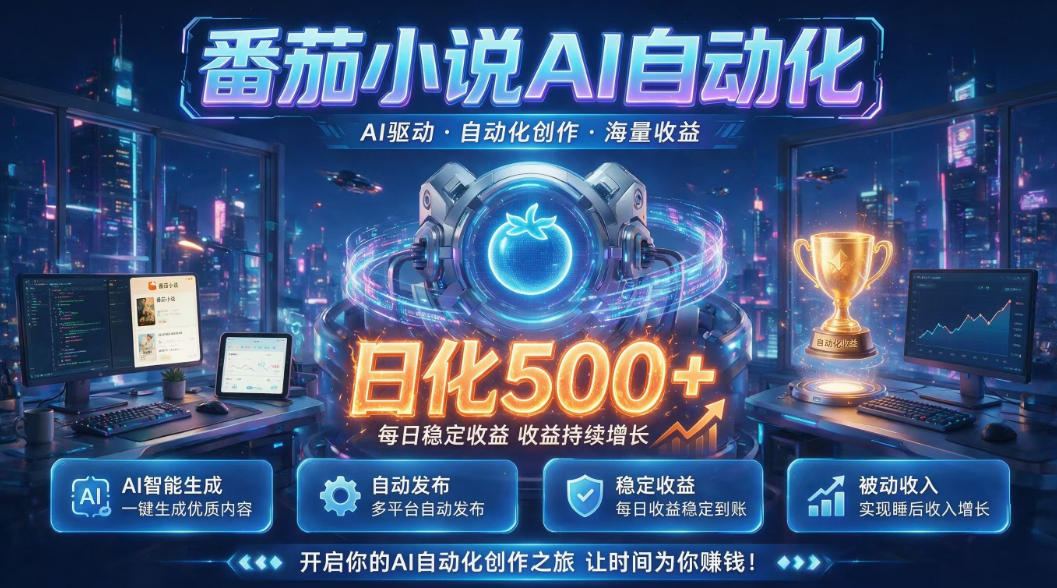 小白可做番茄AI，居家轻创业，每日稳赚500➕，普通人低门槛轻松线上增收【揭秘】-千寻创业网