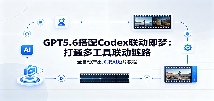 GPT5.6搭配Codex联动即梦：打通多工具联动链路，全自动产出拼接AI短片教程-千寻创业网