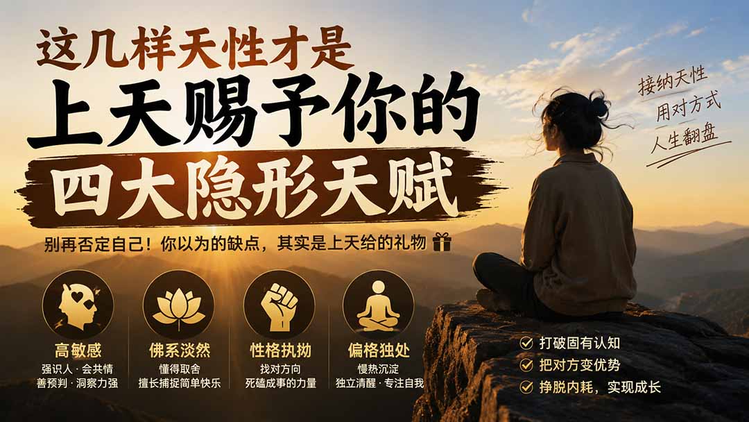 （19984期）付费文章：这几样天性才是上天赐予你的四大隐形天赋-千寻创业网