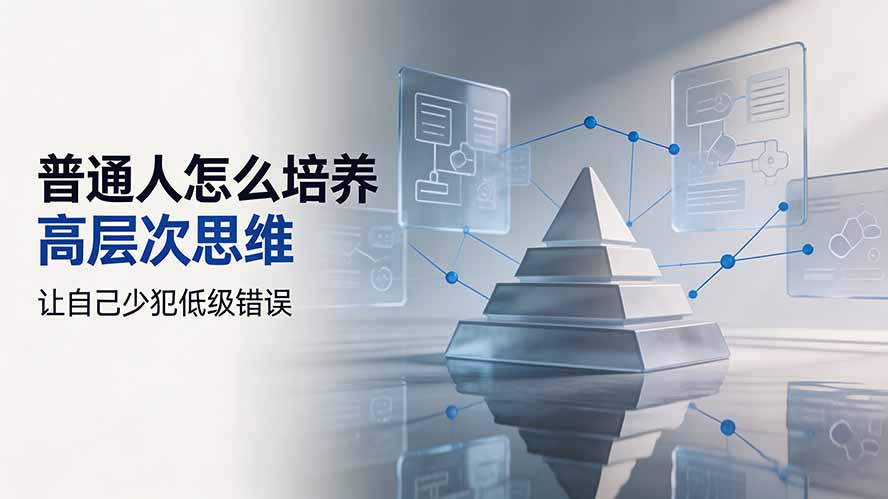 （19637期）付费文章：普通人怎么培养高层次思维，让自己少犯低级错误-千寻创业网