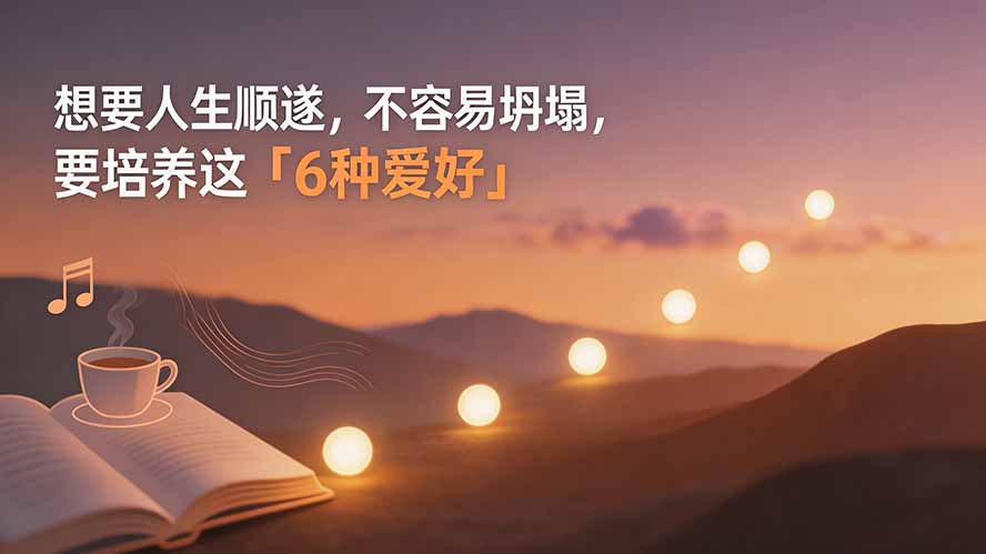 （19638期）付费文章：想要人生顺遂，不容易坍塌，要培养这6种爱好-千寻创业网