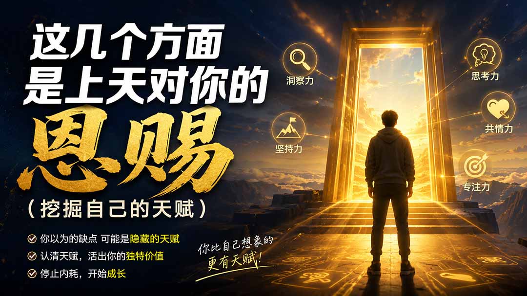 （19964期）付费文章：这几个方面是上天对你的恩赐（挖掘自己的天赋）-千寻创业网