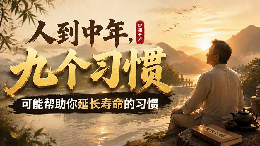 （19707期）付费文章：人到中年，九个可能帮助你延长寿命的习惯-千寻创业网