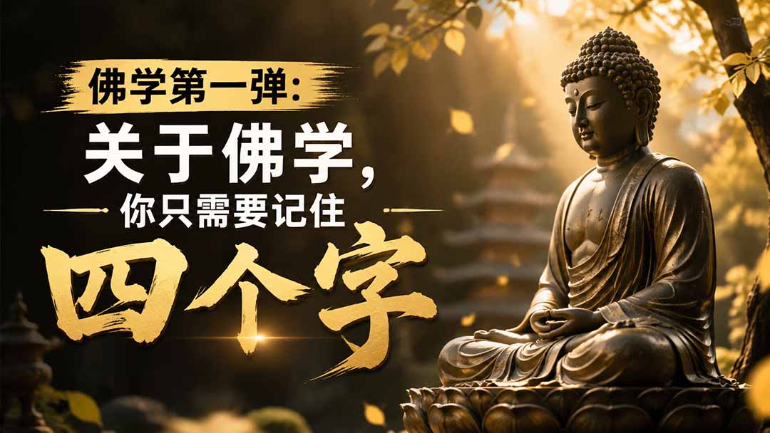 （19728期）付费文章：佛学第一弹:关于佛学，你只需要记住四个字-千寻创业网