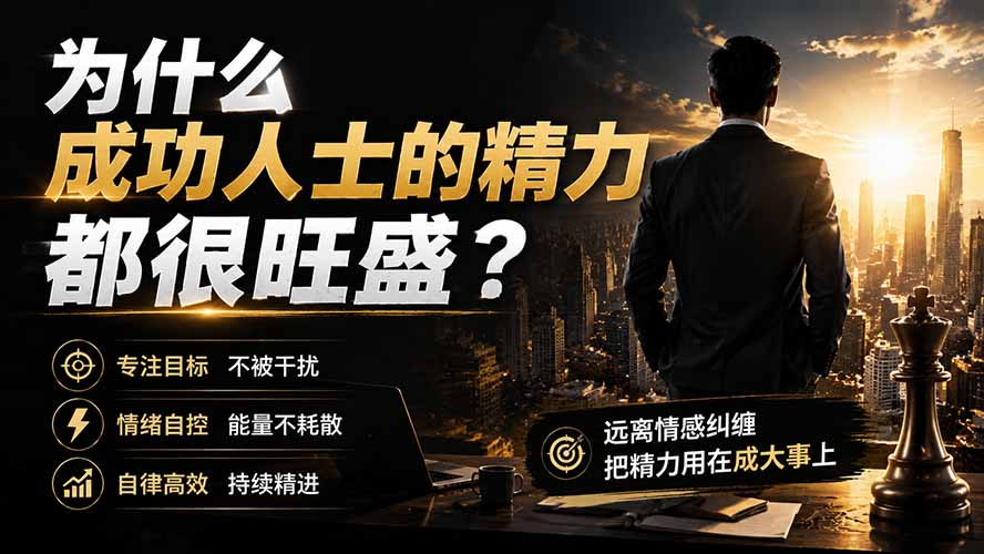 (19754期)付费文章:为什么成功人士的精力都很旺盛?-千寻创业网