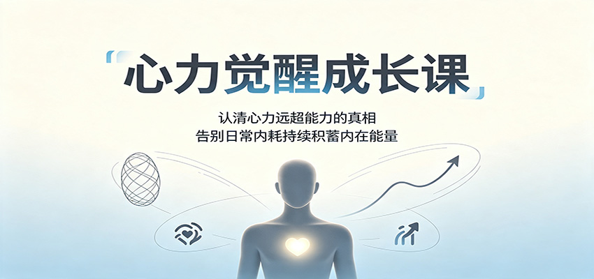 心力觉醒成长课：认清心力远超能力的真相，告别日常内耗持续积蓄内在能量-千寻创业网