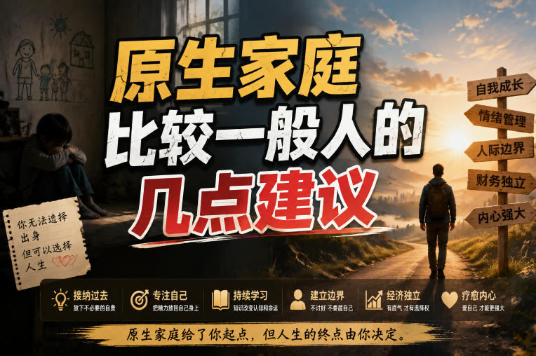 付费文章：给原生家庭比较一般人的几点建议-千寻创业网