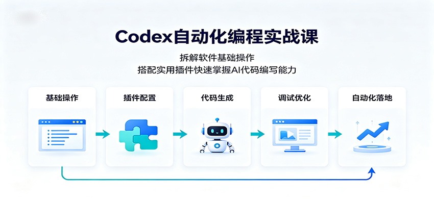 Codex自动化编程实战课：拆解软件基础操作，搭配实用插件快速掌握AI代码编写能力-千寻创业网
