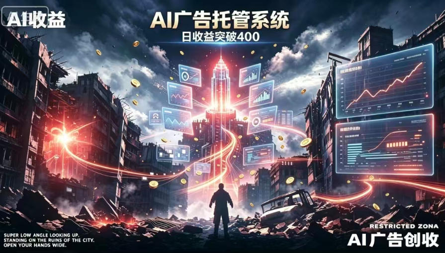 AI智能广告，全自动化运行，单日可达400+，小白新手0基础上手【揭秘】-千寻创业网