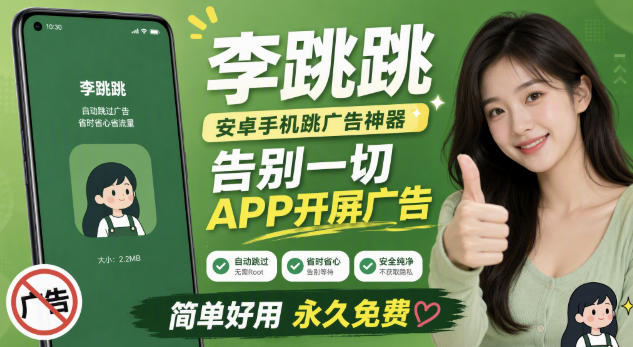 李跳跳内置规则版，安卓手机拒绝app开屏广告，让app更干净-千寻创业网