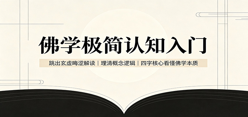 佛学极简认知入门：跳出玄虚晦涩解读，理清概念逻辑，四字核心看懂佛学本质-千寻创业网
