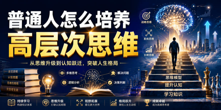 公众号付费文章：普通人怎么培养高层次思维-千寻创业网