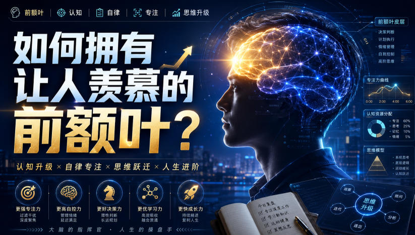 付费文：如何拥有让人羡慕的前额叶？-千寻创业网