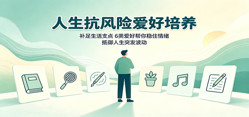 人生抗风险爱好培养：补足生活支点，6类爱好帮你稳住情绪，抵御人生突发波动-千寻创业网